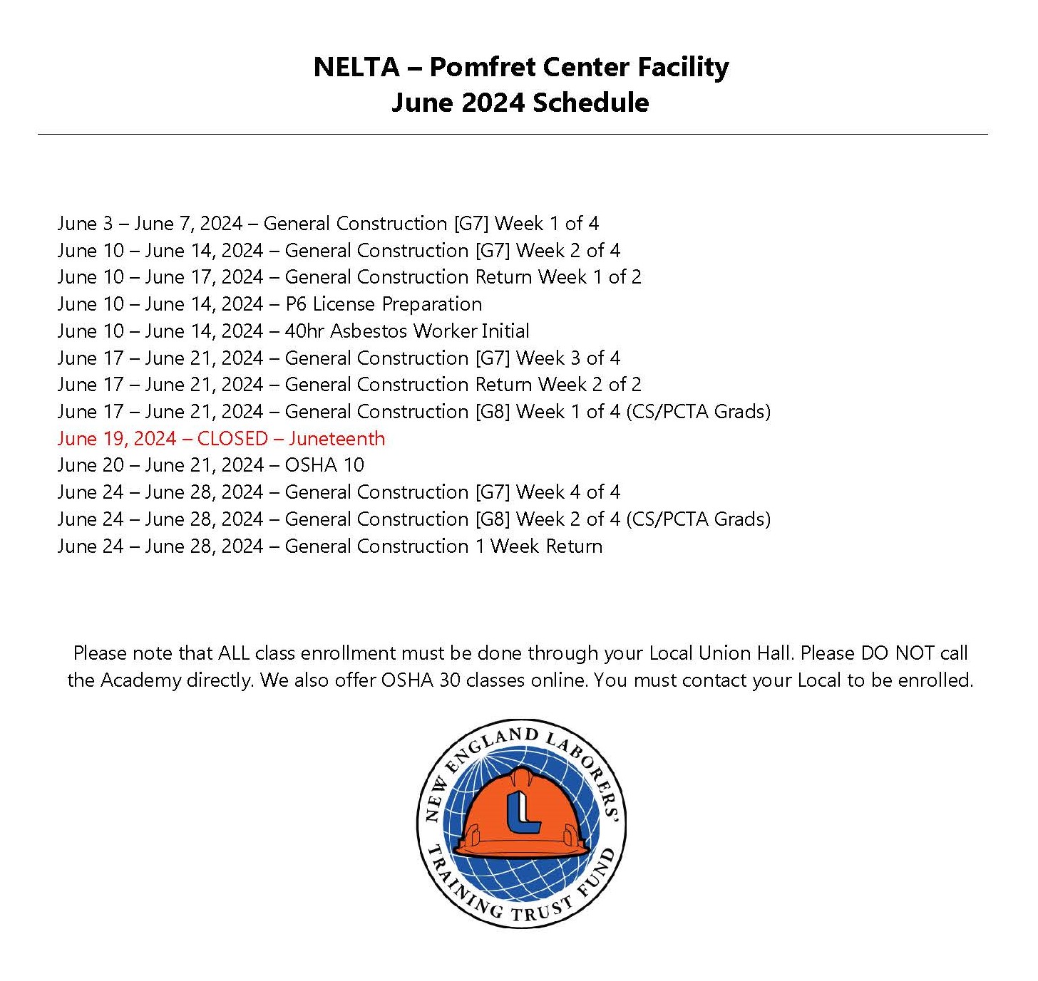 New England Laborers Training Academy | Pomfret Center CT