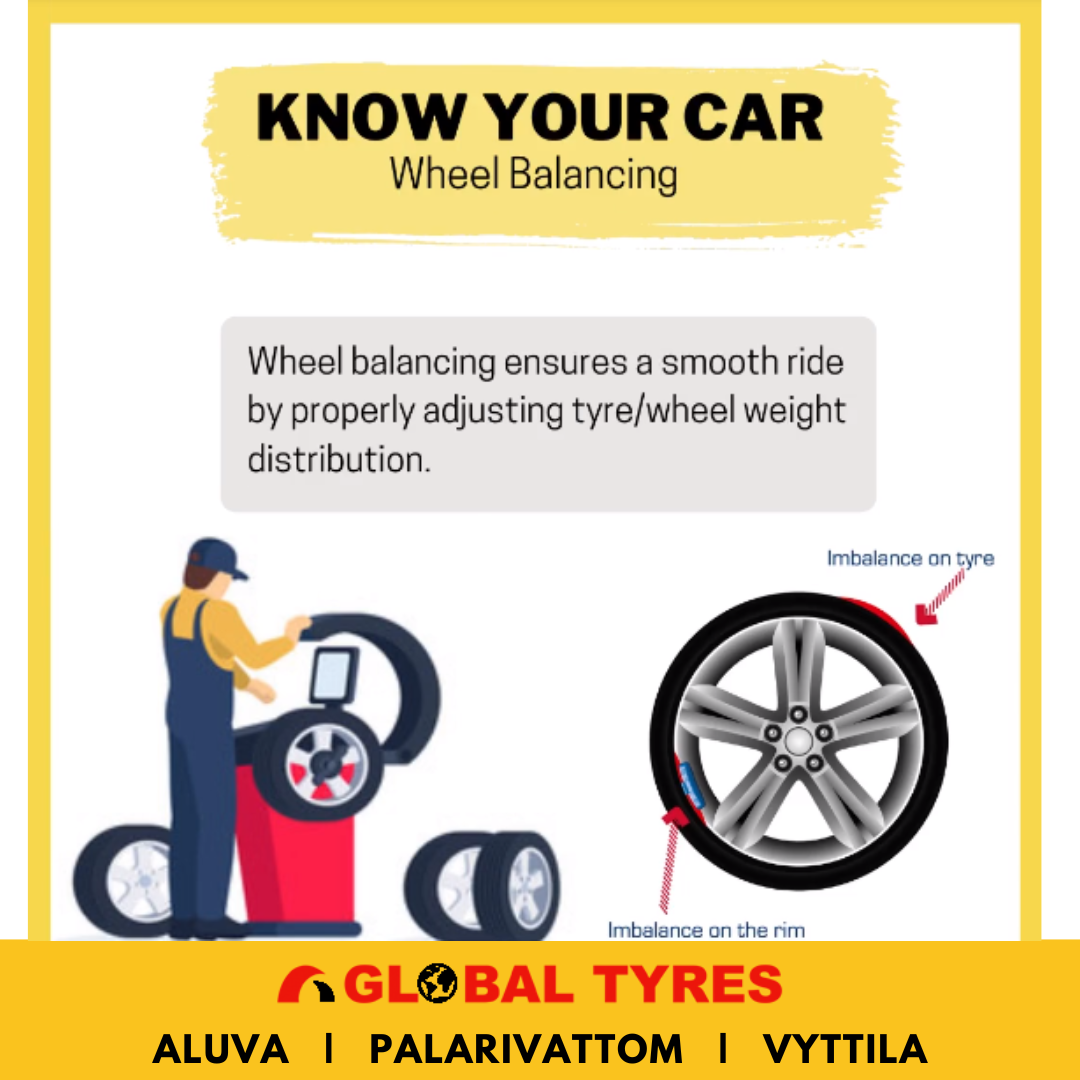 What is wheel balancing? The process... - Global Tyres, Kochi