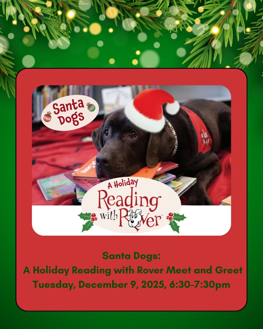 Covington - Santa Dogs: A Holiday Reading with Rover Meet and Greet ...