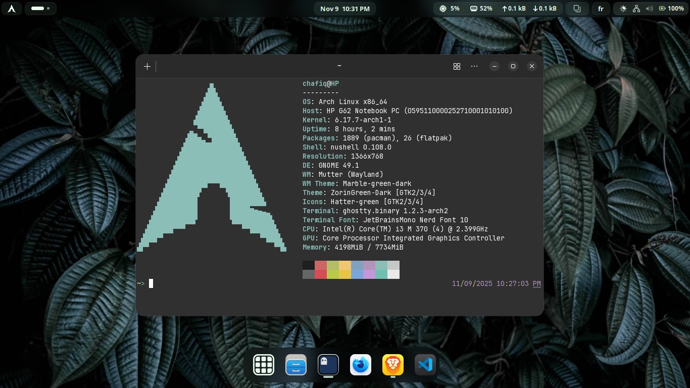 Linux Fans Group | I Use Arch btw (Gnome 49.1) xD | Facebook