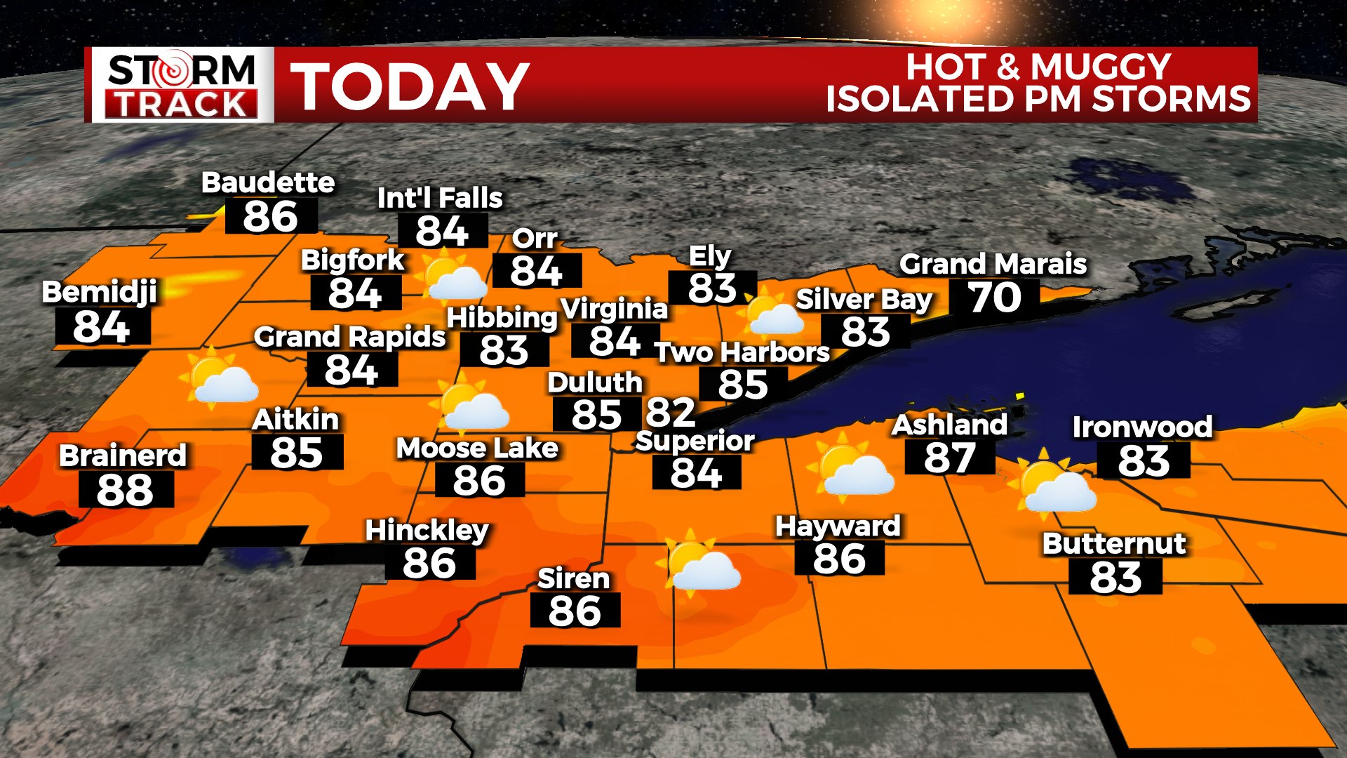 WDIO - Our Wednesday is hot and muggy with highs in the... | Facebook