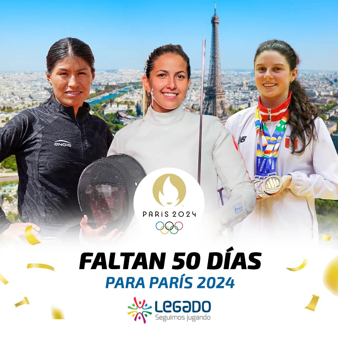 Legado - ¡Faltan 50 días para Paris 2024 🤩! Estamos...