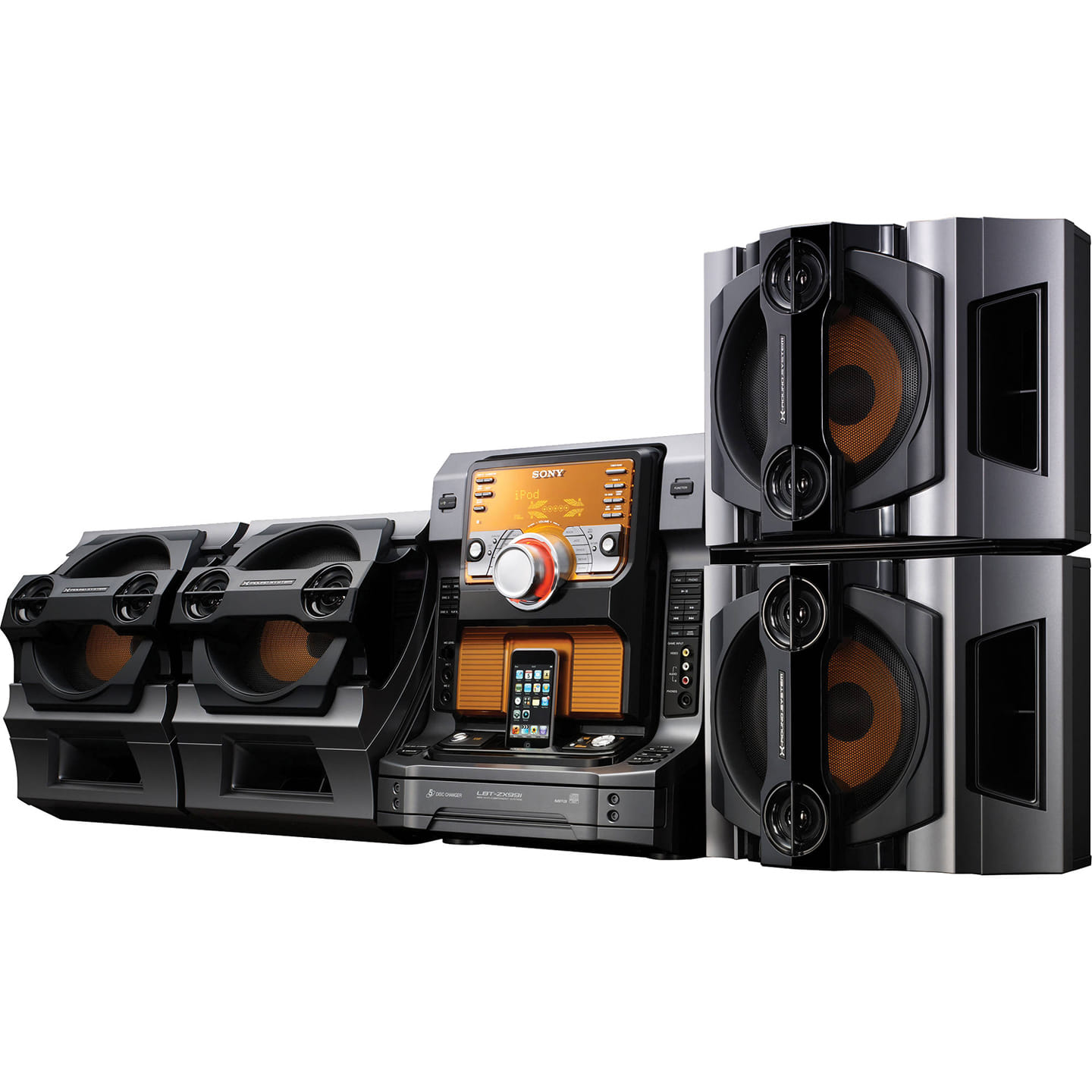 COMING UP SONY LBT-ZX9 8400 P.M.P.O WATTS