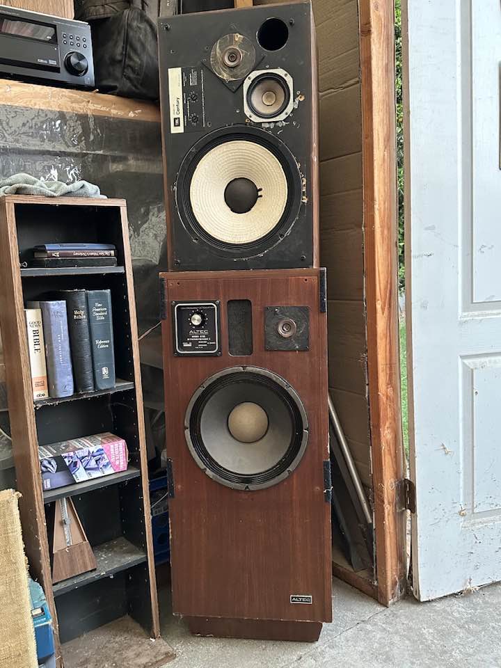 JBL L300 - Altec A5 #vintagejbl #alteclansing