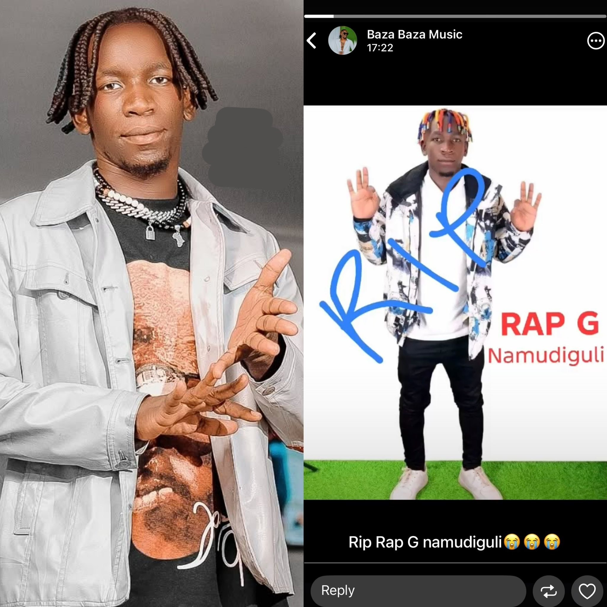 SAD NEWS: Singer Rap Gie, famously known for his “Namudiguli” hit 