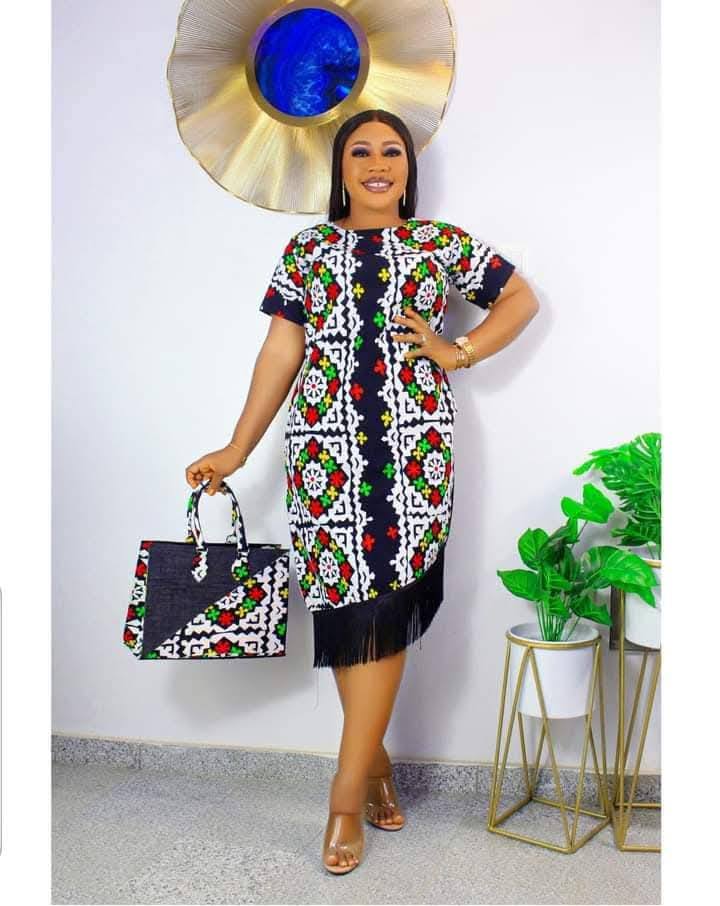 green emerald velvet dress Flare Sleeve Ankara Mini-Dress  Yoma Fashion Boutique