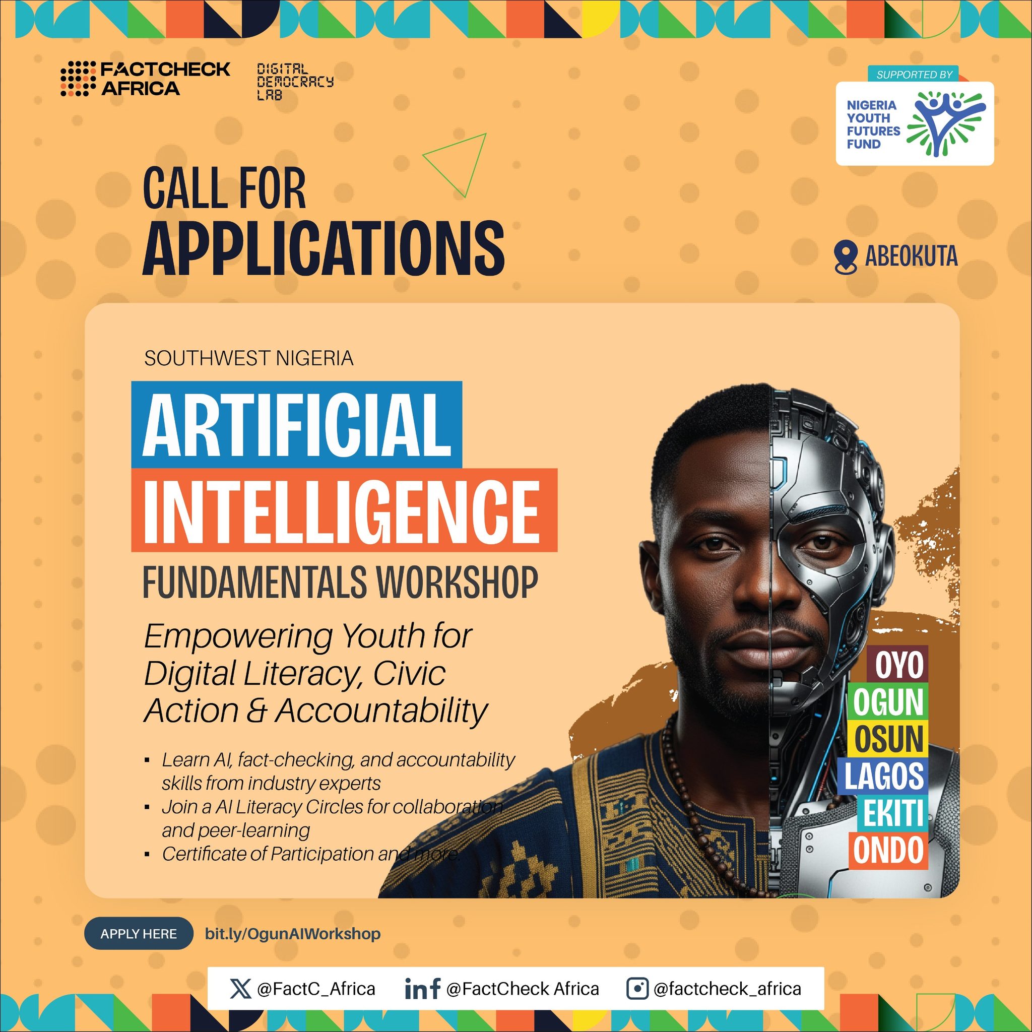 FactCheck - The AI Fundamentals Workshop is coming to #Abeokuta ...