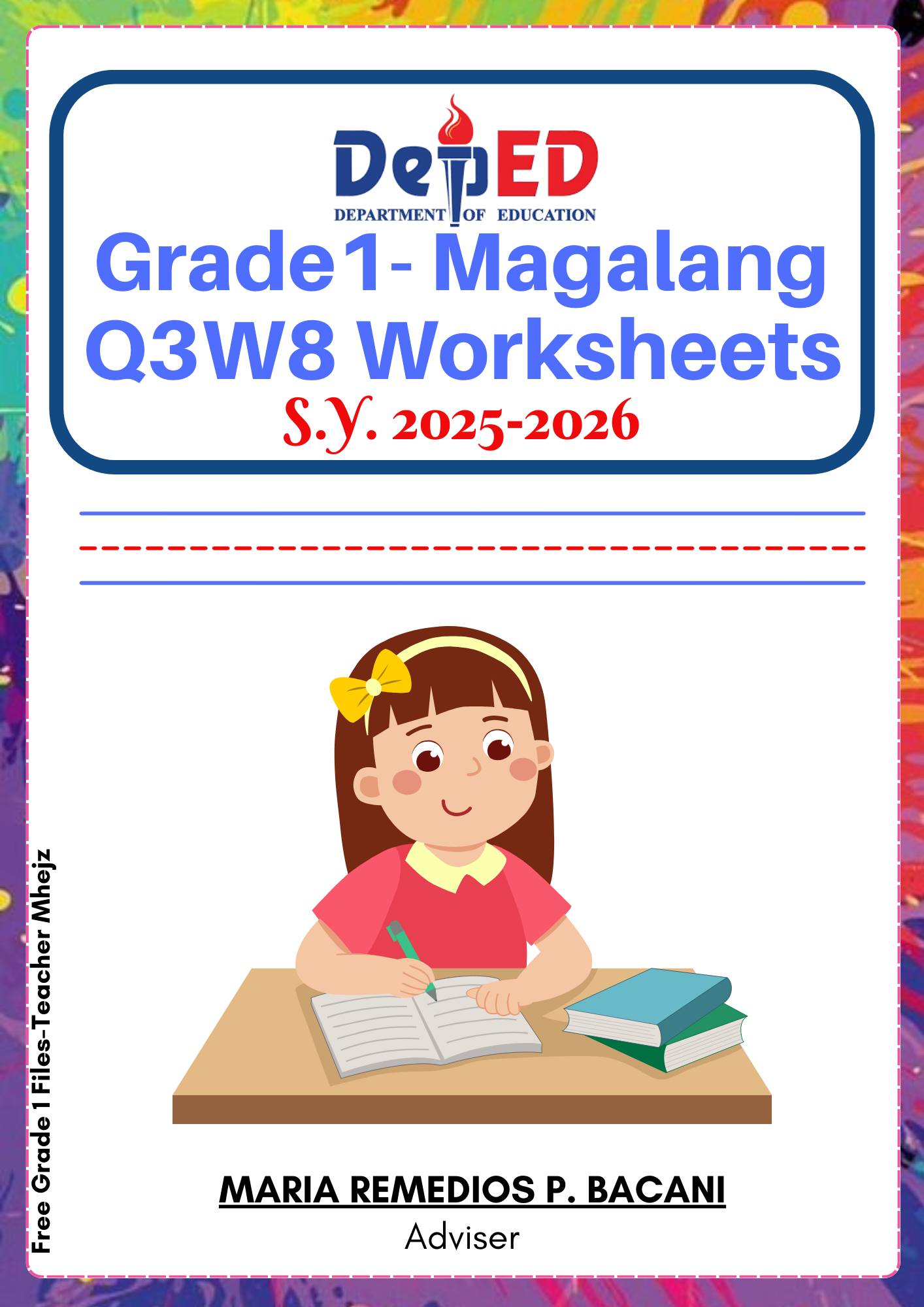 GRADE 1 Q3 W8... - Free Grade 1 Files -Teacher Mhejz | Facebook