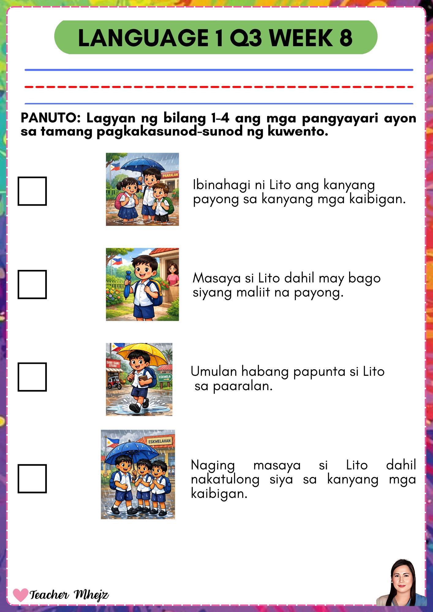 Free Grade 1 Files... - Free Grade 1 Files -Teacher Mhejz