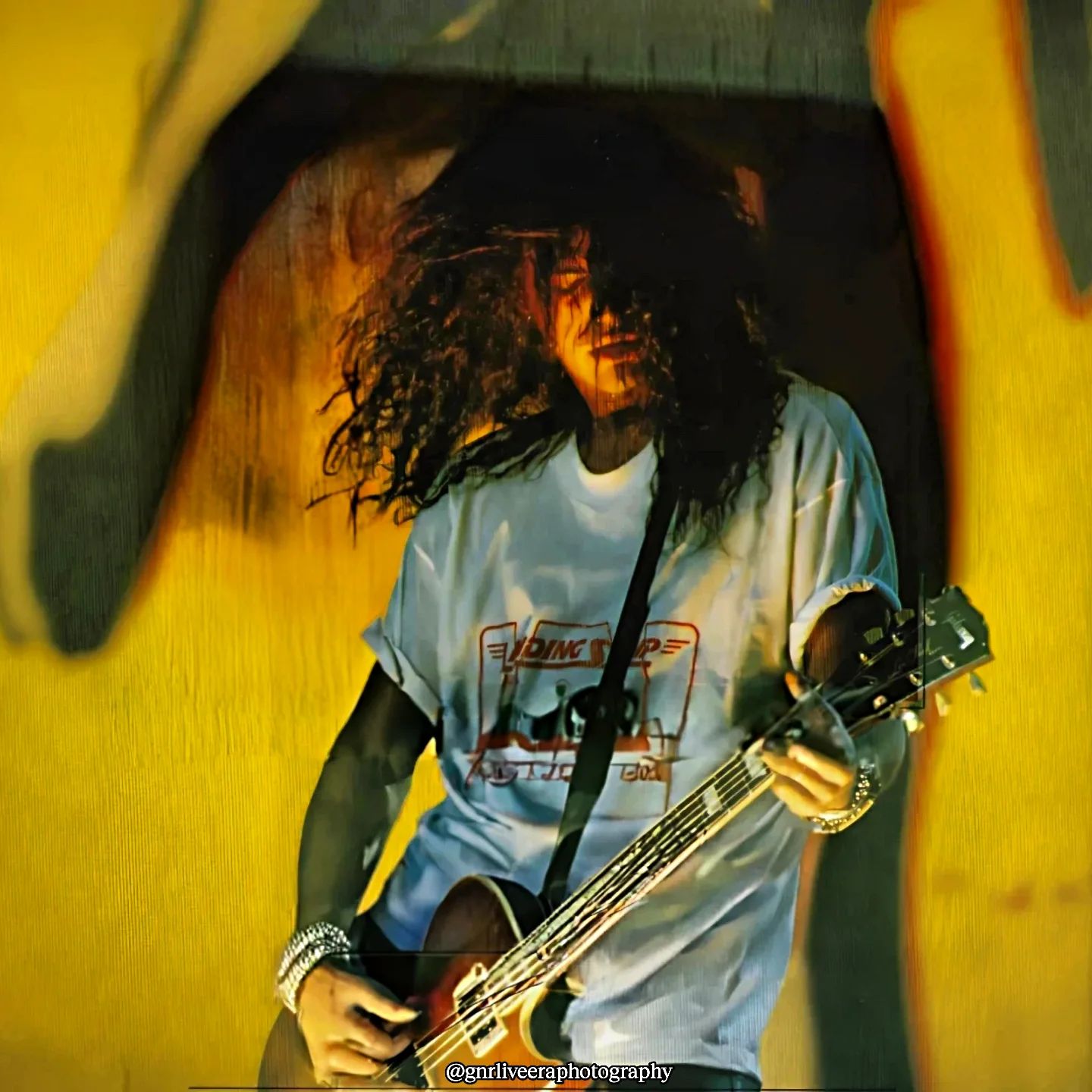 July / October 1992. @slash during the Summer Tour in North