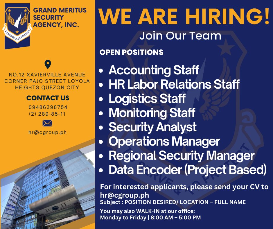 Grand Meritus Security Agency, Inc. | Quezon City