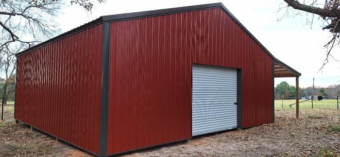 30x30 open span pole barn!... - Texwin Metal Buildings | Facebook