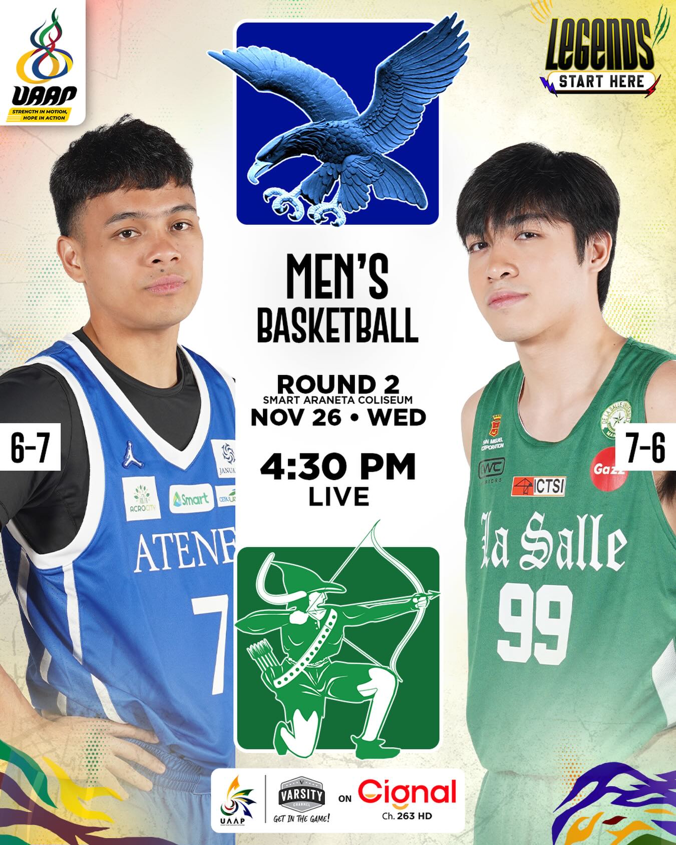 UAAP - RIVALRY WEDNESDAY 🚨 The Ateneo Blue Eagles 🦅 look to force a ...
