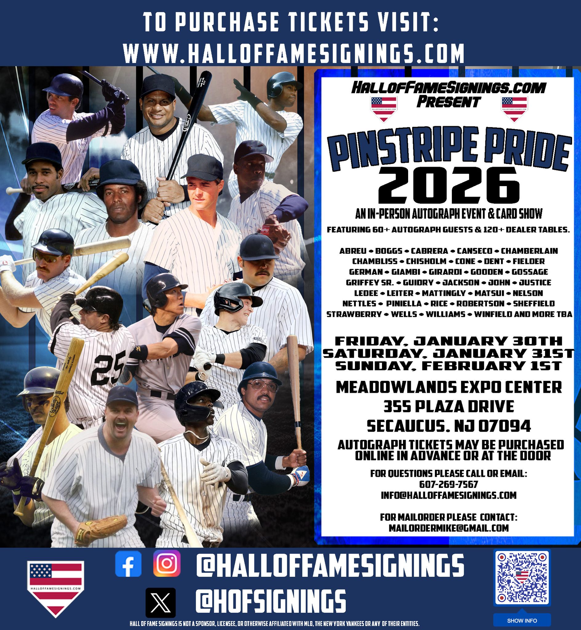 Yankees autograph event and card show