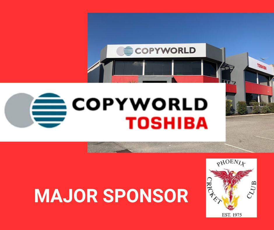 🏏 A Massive Shoutout to Copyworld... - Phoenix Cricket Club | Facebook