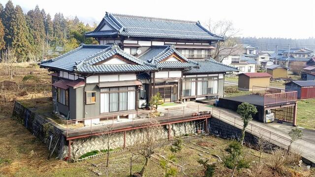 This traditional Japanese castle looking house is listed at just