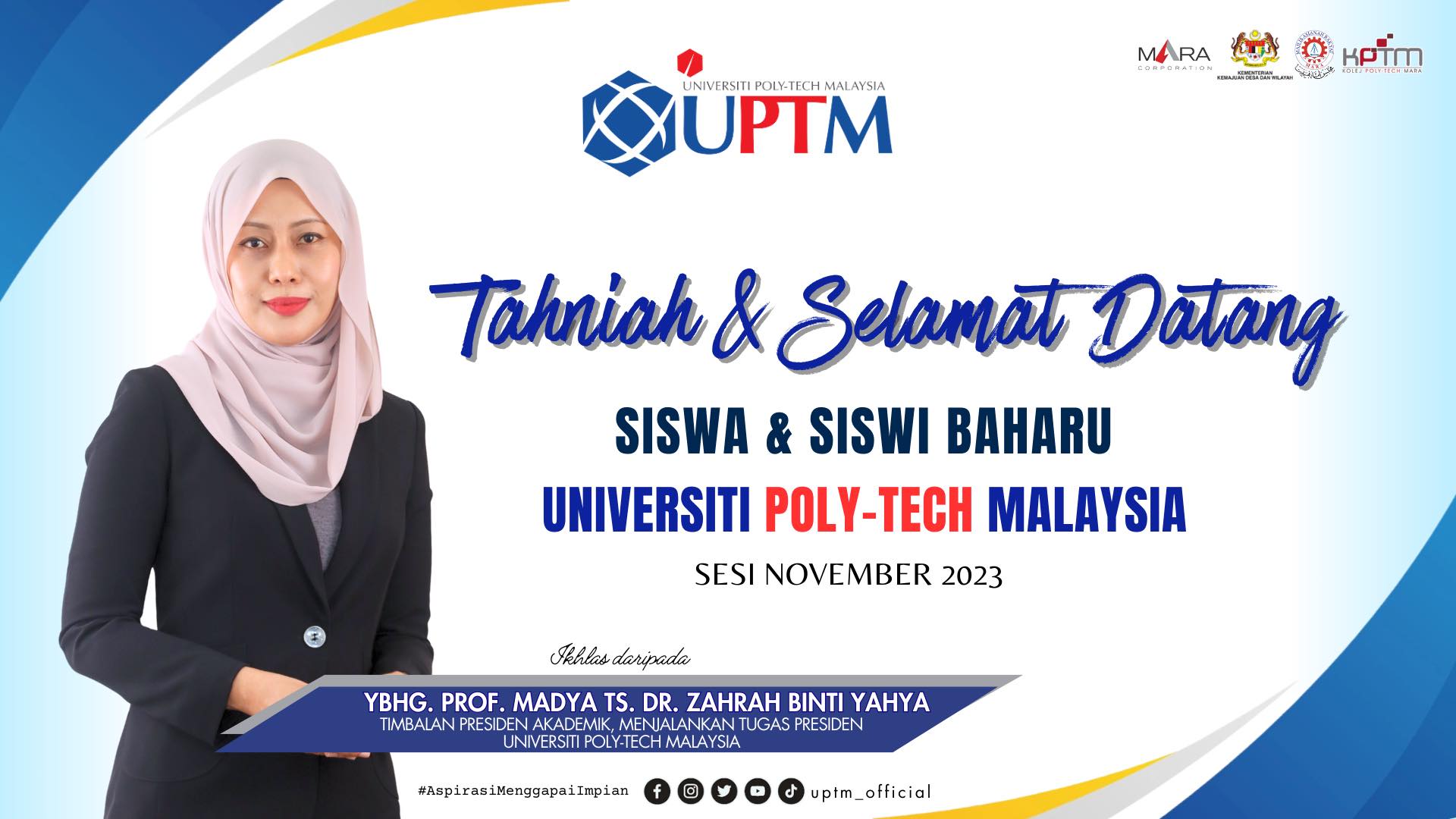 Tahniah & selamat... - Universiti Poly-Tech Malaysia - UPTM