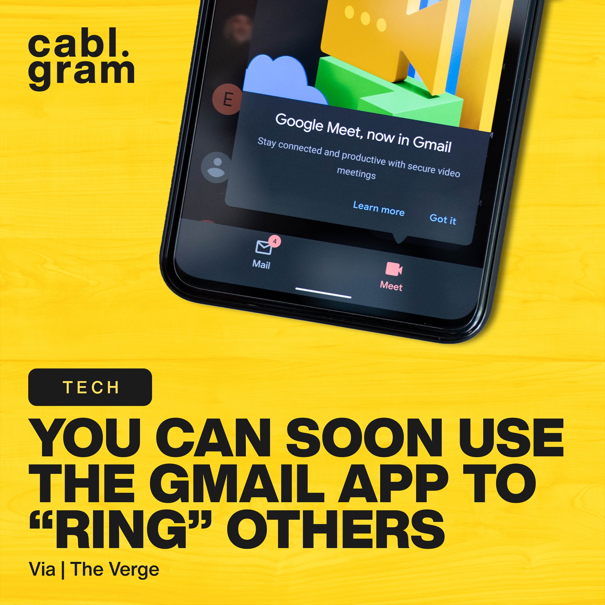 Cablgram - 💬 Gmail is soon getting a redesign that reveals...