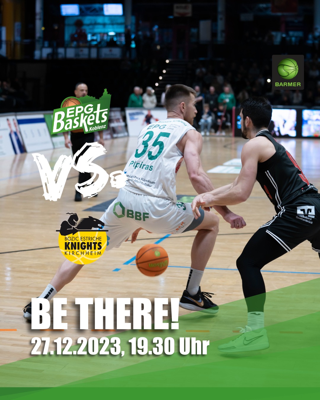 BE THERE 🏀 Am Mittwochabend um 19:30... - EPG Baskets Koblenz
