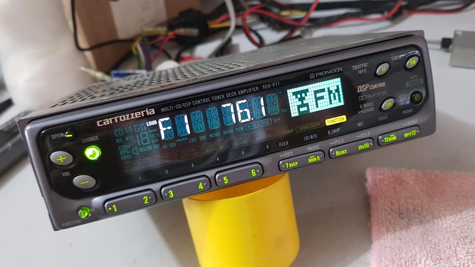 Finalizando serviços : #Carrozzeria #Pioneer KEH-P77 CDS-P77