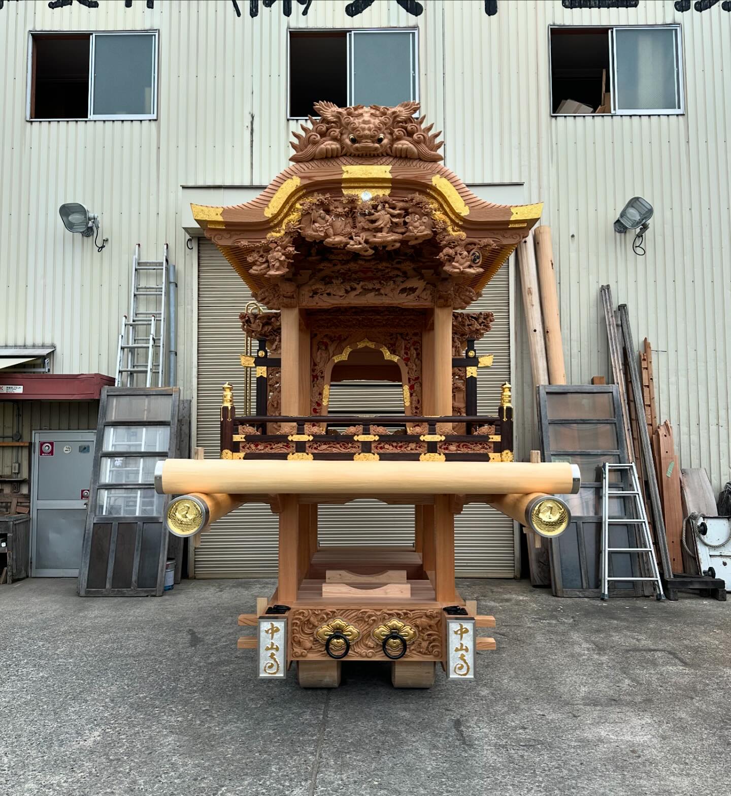 令和6年度兵庫県宝塚市中山寺新調地車入魂式 #地車 #だんじり #中山寺