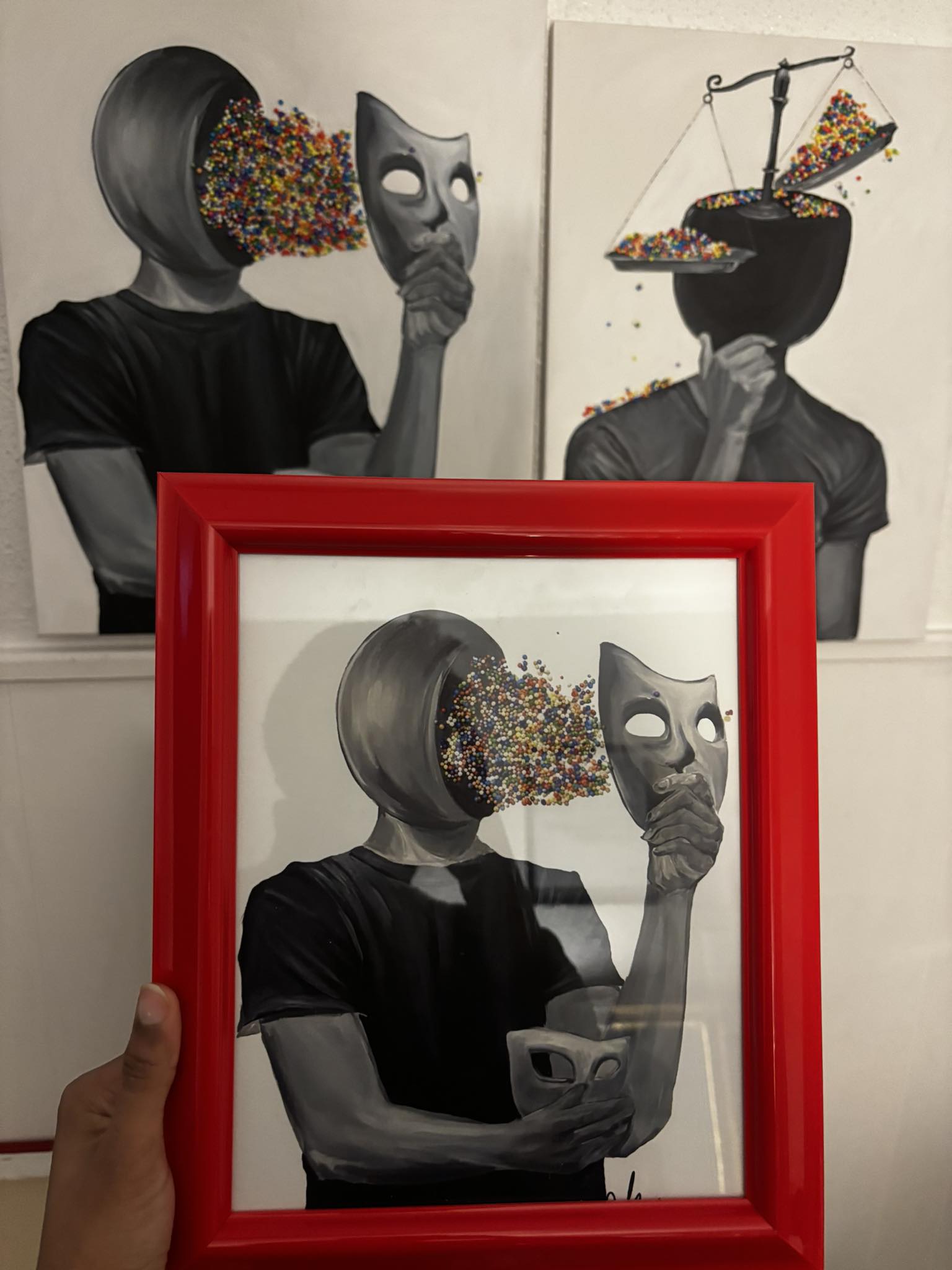 ID-0: THE LOSS OF IDENTITY. Visual representation of identity loss