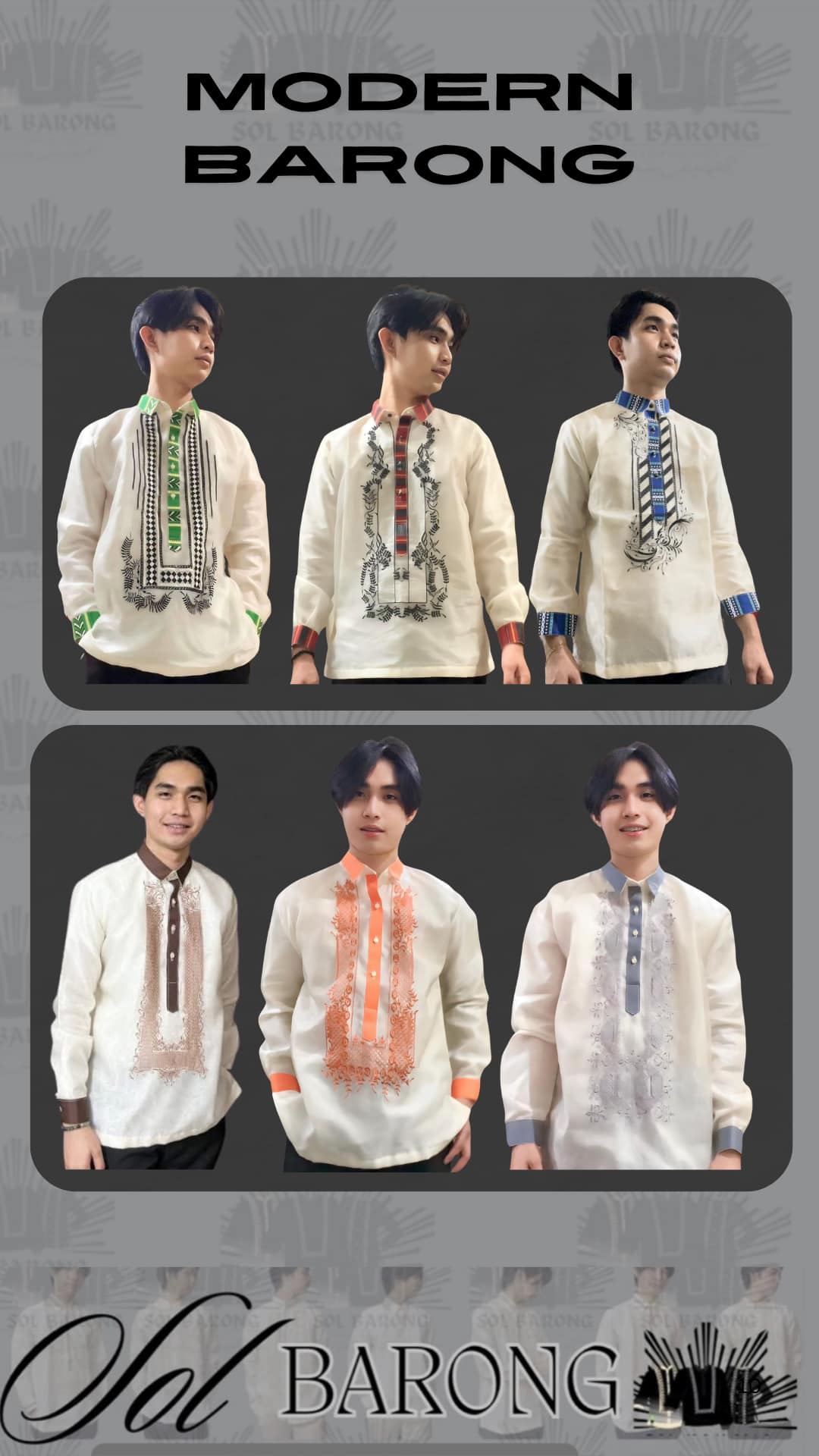 SOL - BARONG FOR RENT ₱500 ONLY - MODERN COAT BARONG - ETHNIC COAT ...