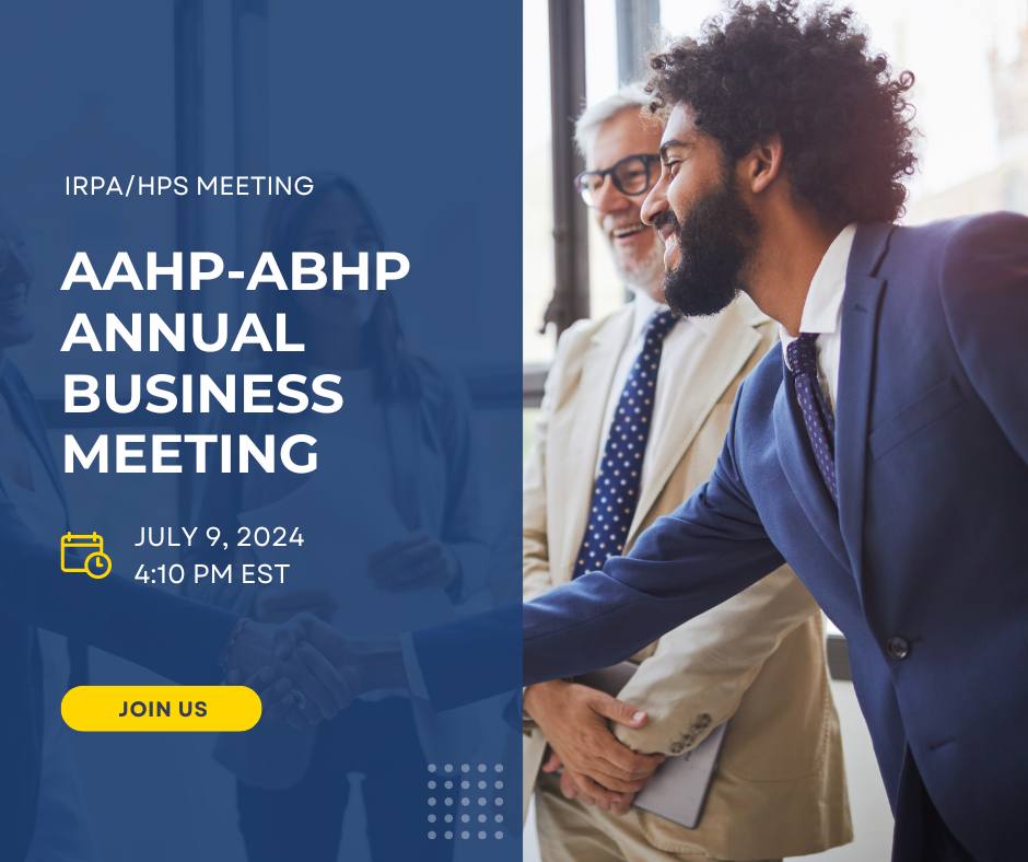 The AAHP-ABHP Annual... - American Academy of Health Physics | Facebook