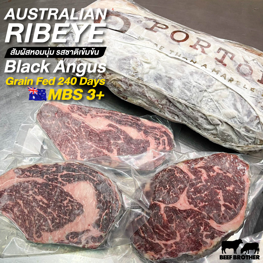 Beef - 🥩 เนื้อวัวแองกัส ริบอาย ออสเตรเลีย เกรนเฟด ขุน 240วัน Australian ...