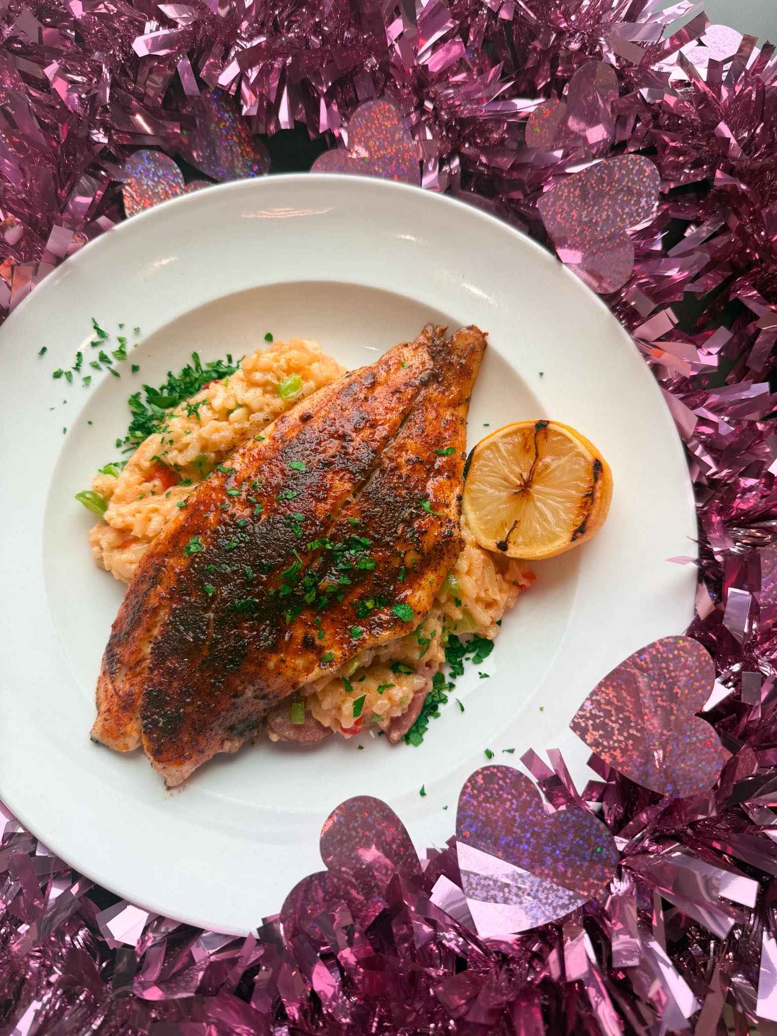 The Lodge - 🩷 Valentine’s Day special 🩷 Blackened Cajun Redfish with ...
