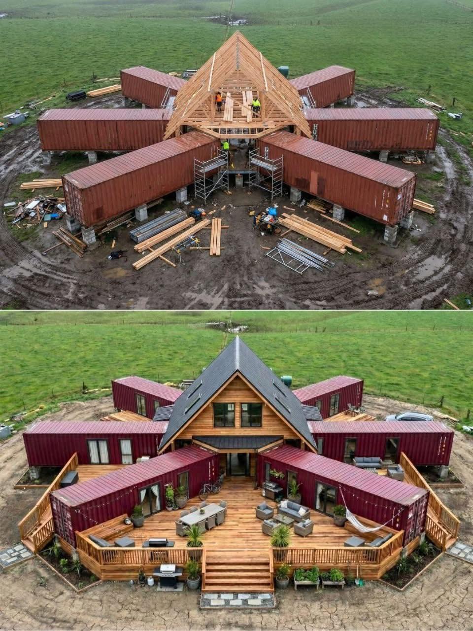 Holiday - A Six-Container Giant Turned Into a Luxury Timber Estate What ...