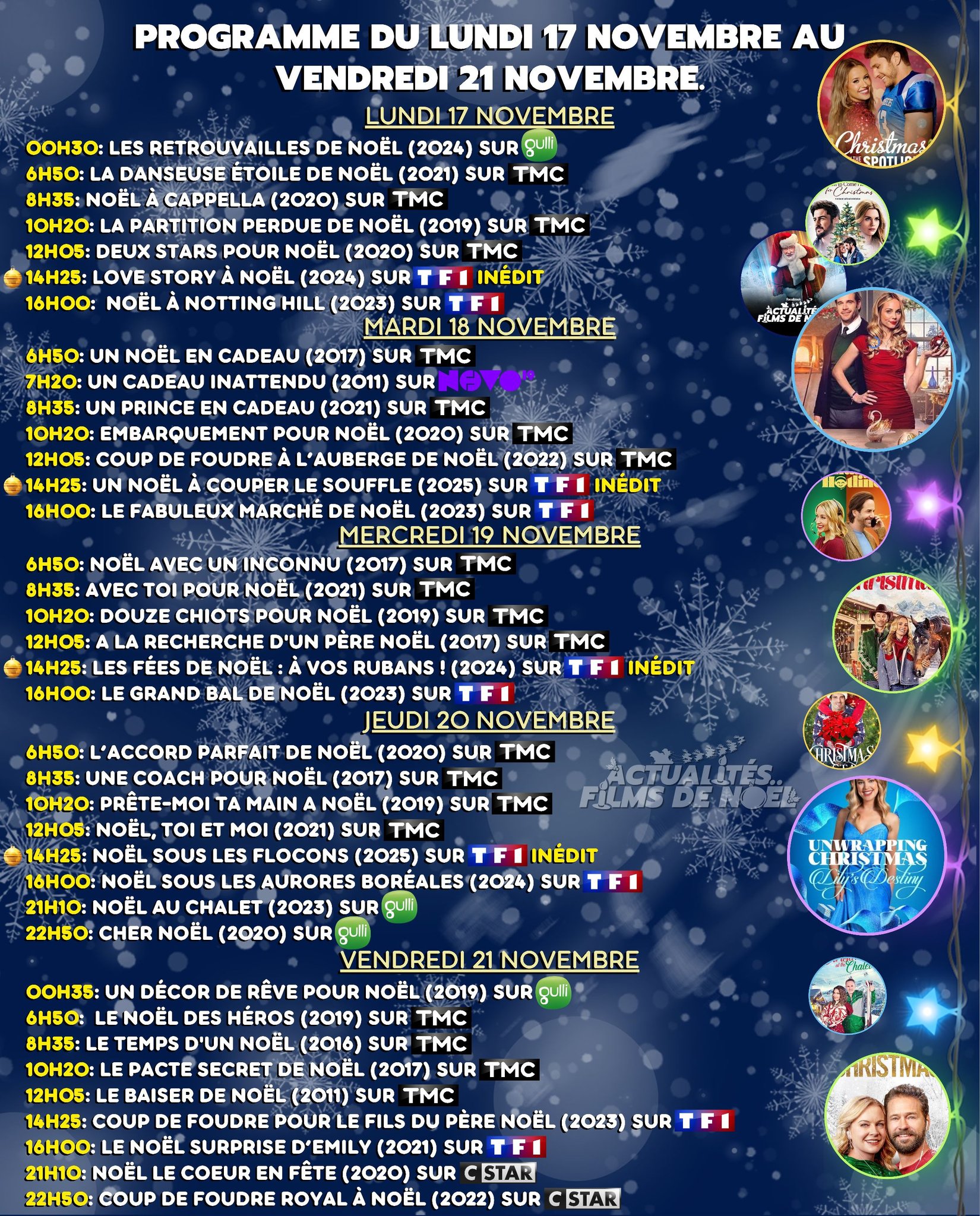 Actualités - Voici votre programme de la semaine 🎅🇫🇷🎄 | Facebook