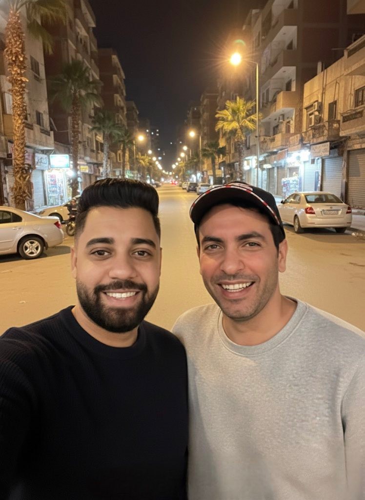 Khaled - Create an image that looks like a selfie taken with an iPhone ...