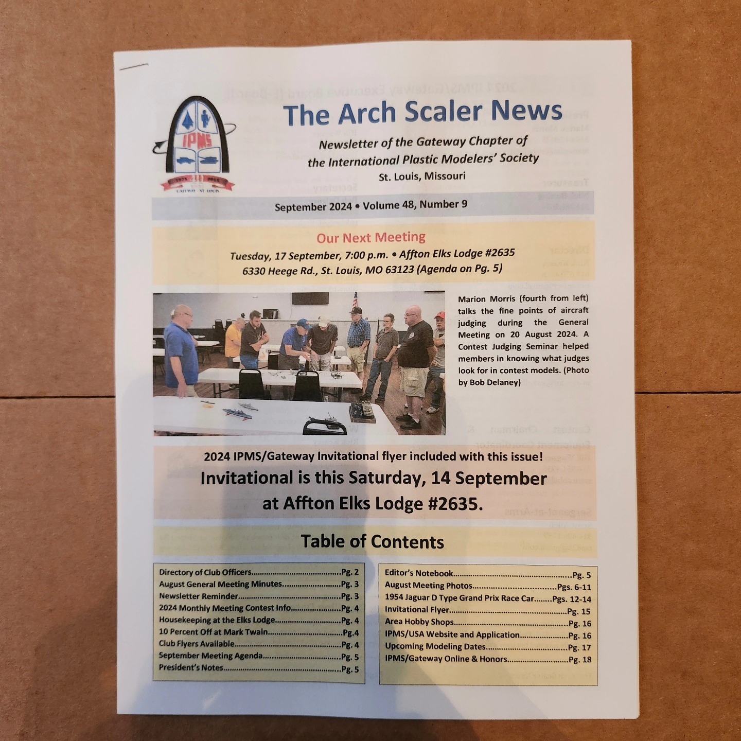 This month's newsletter went out to... - IPMS Gateway Chapter