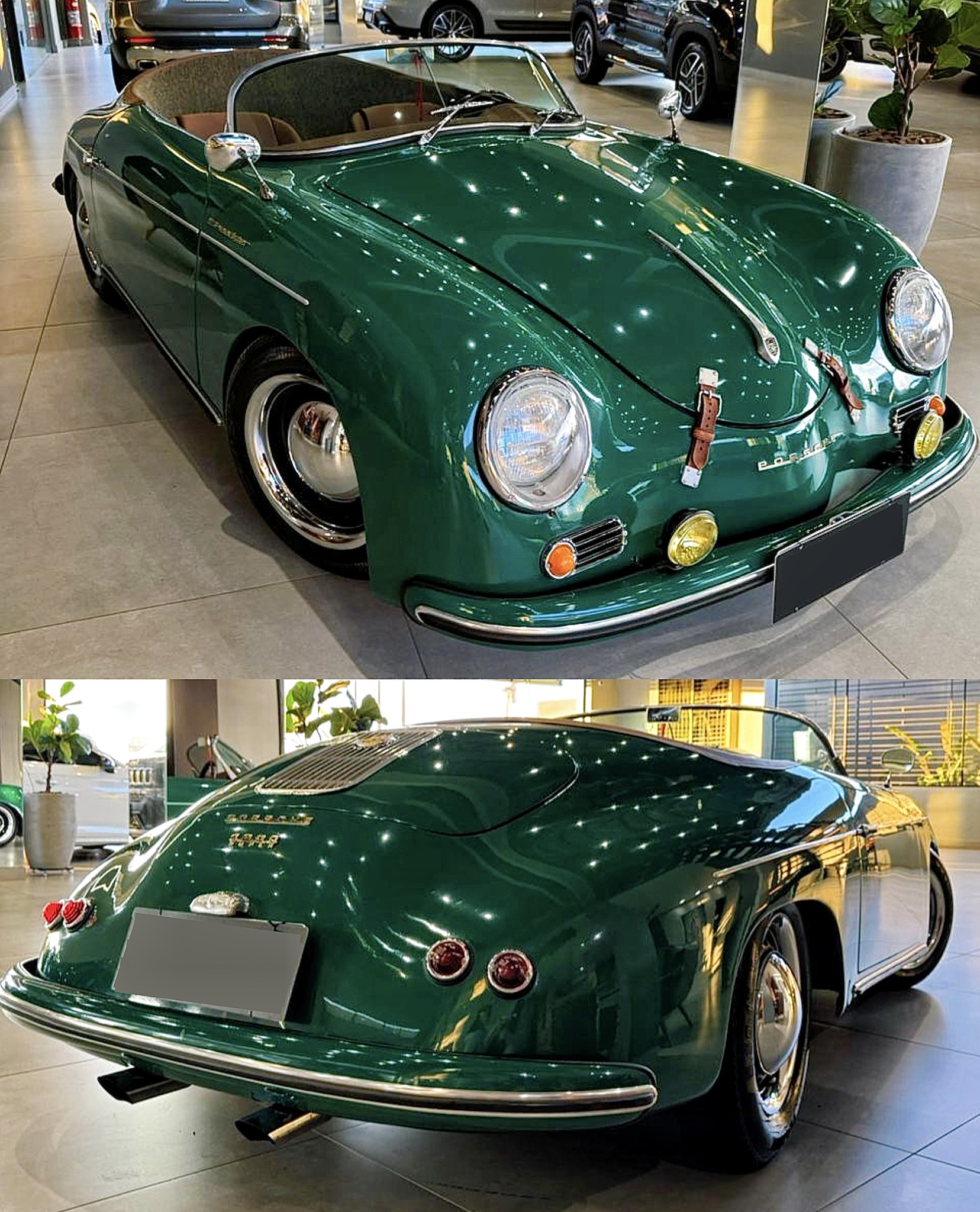 This Porsche 356 Speedster looks absolutely mean in green with