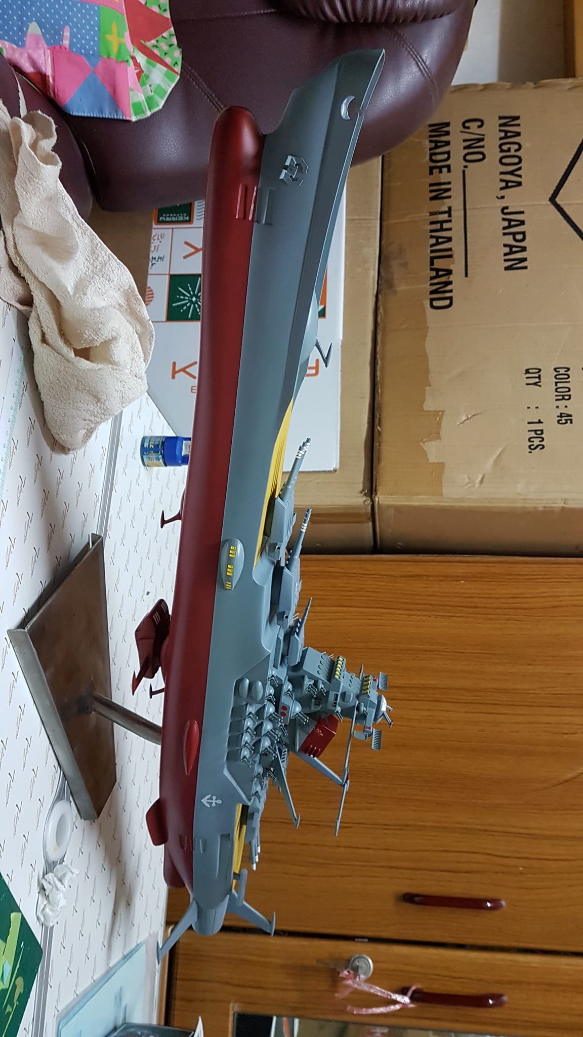 Space battleship yamato ship models