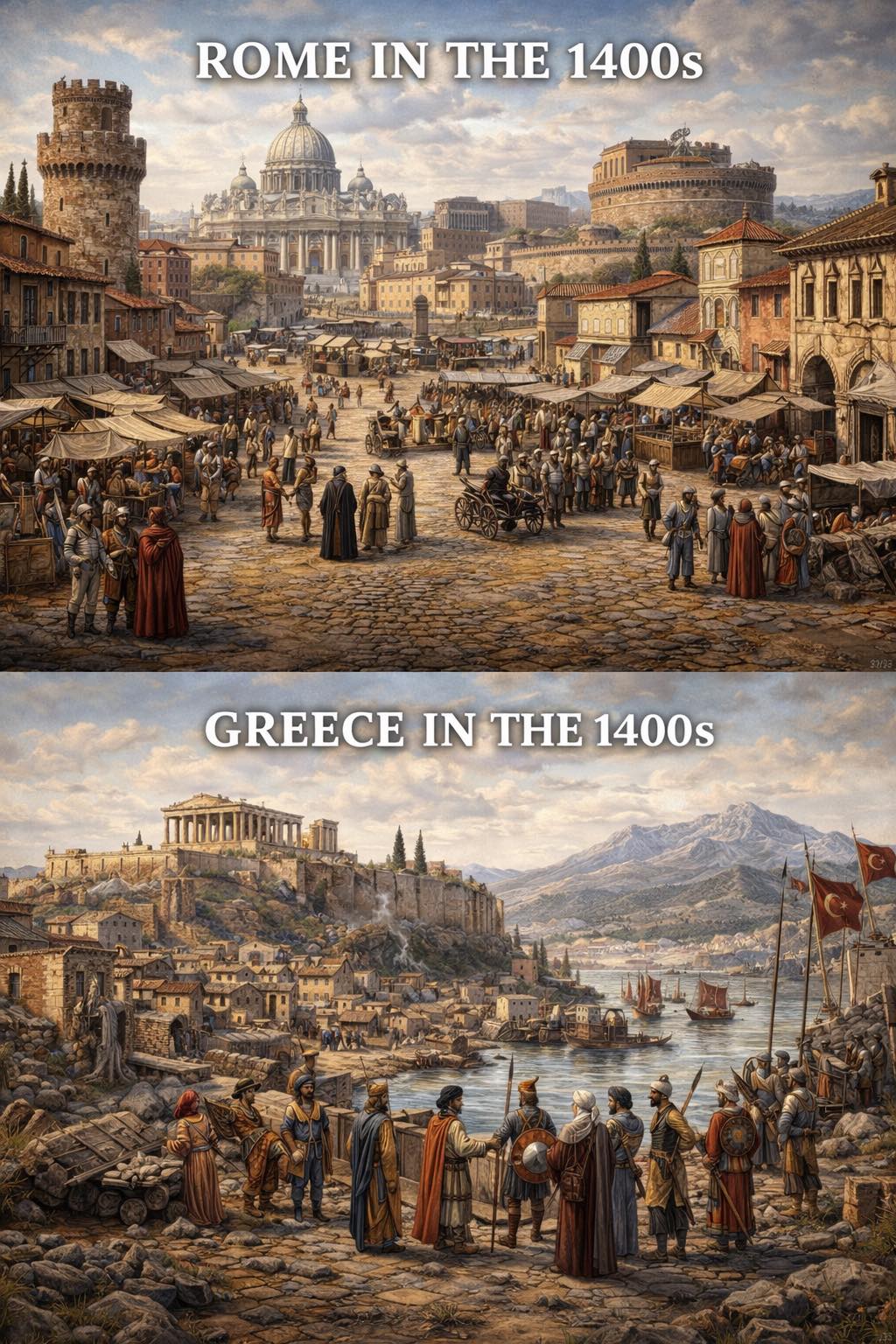 Stories - Before modern Europe… This is what Rome and Greece looked ...