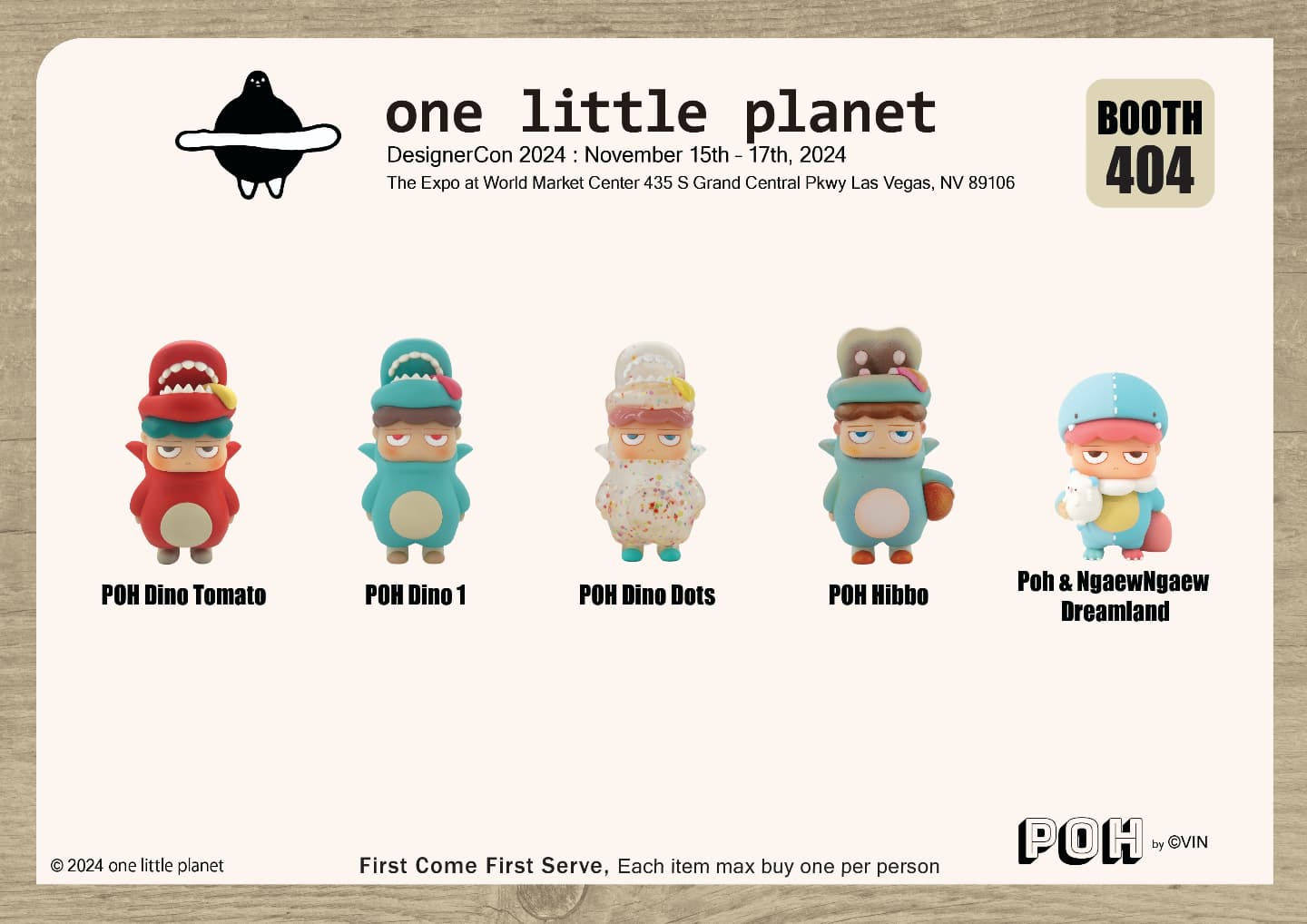one little planet POH mini 未塗装ソフビ Poh-by-Vin-x-One-Little-Planet