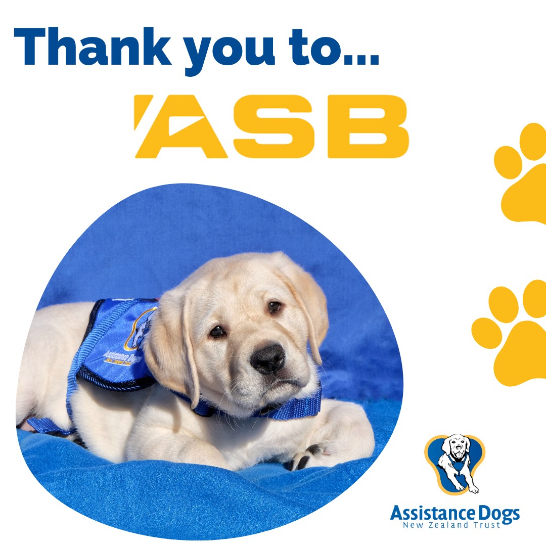 A huge thank you to... - Assistance Dogs New Zealand Trust