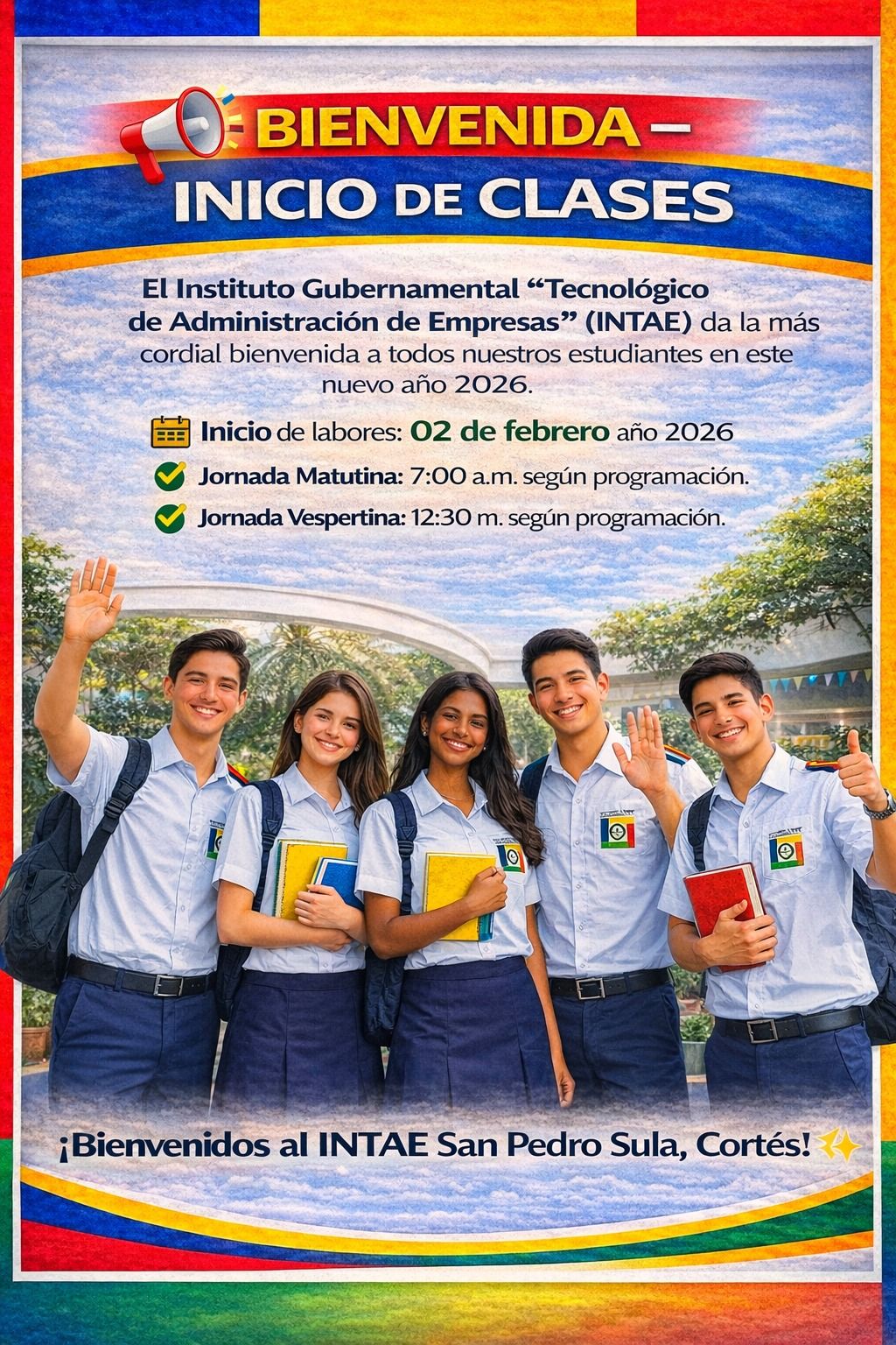 Inst. - Bienvenida y Actividades de Integración – Año 2026 | INTAE SPS ...