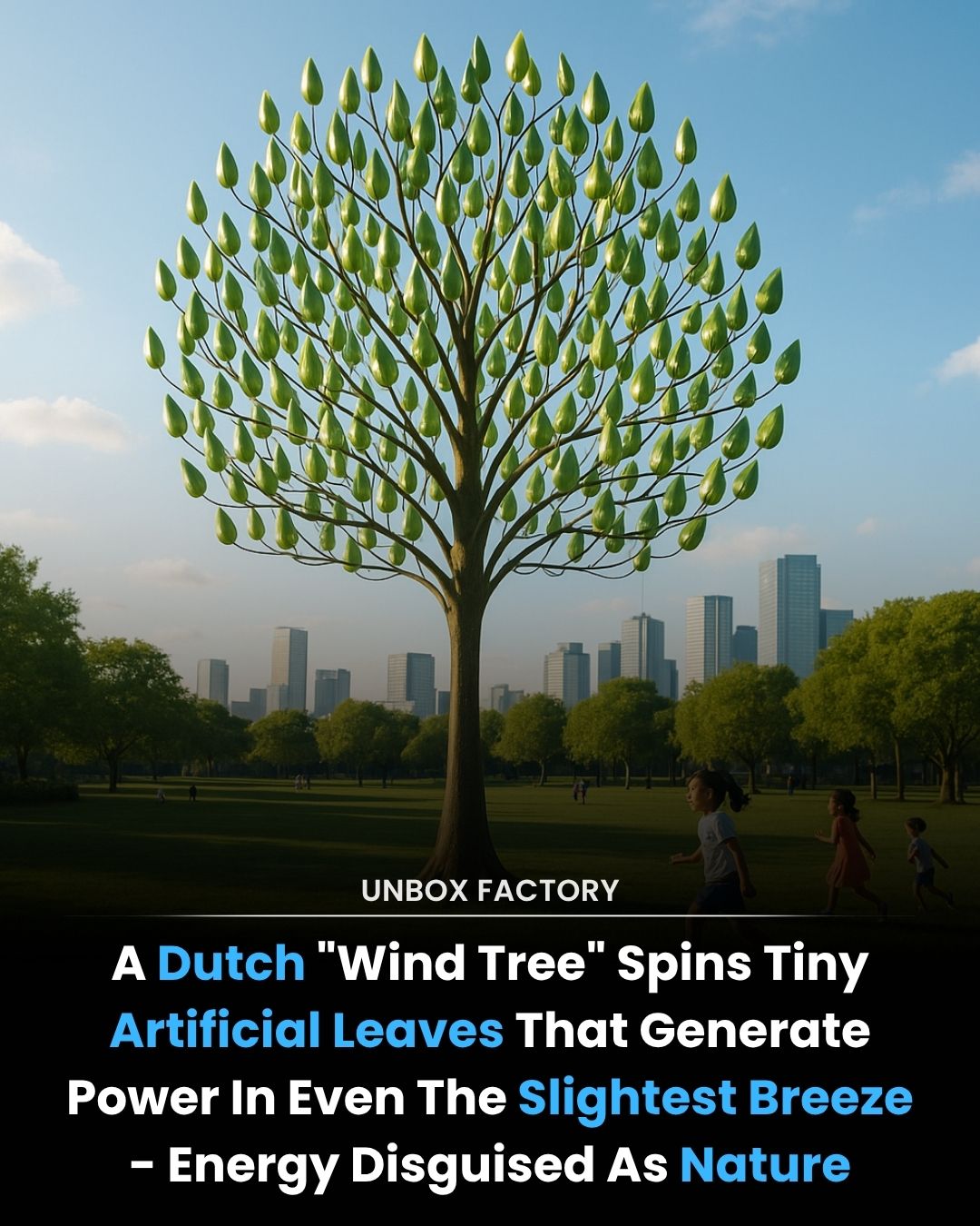 Unbox - In the Netherlands, engineers have created “Wind Trees ...