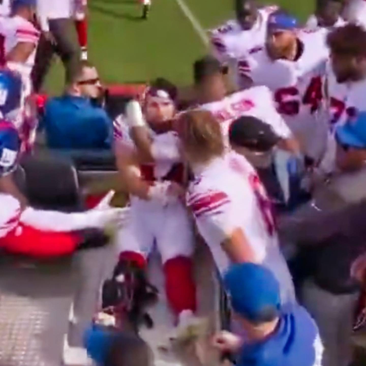 NFL - Jaxson Dart Head-Butted Giants Teammate Cam Skattebo, And It Was ...