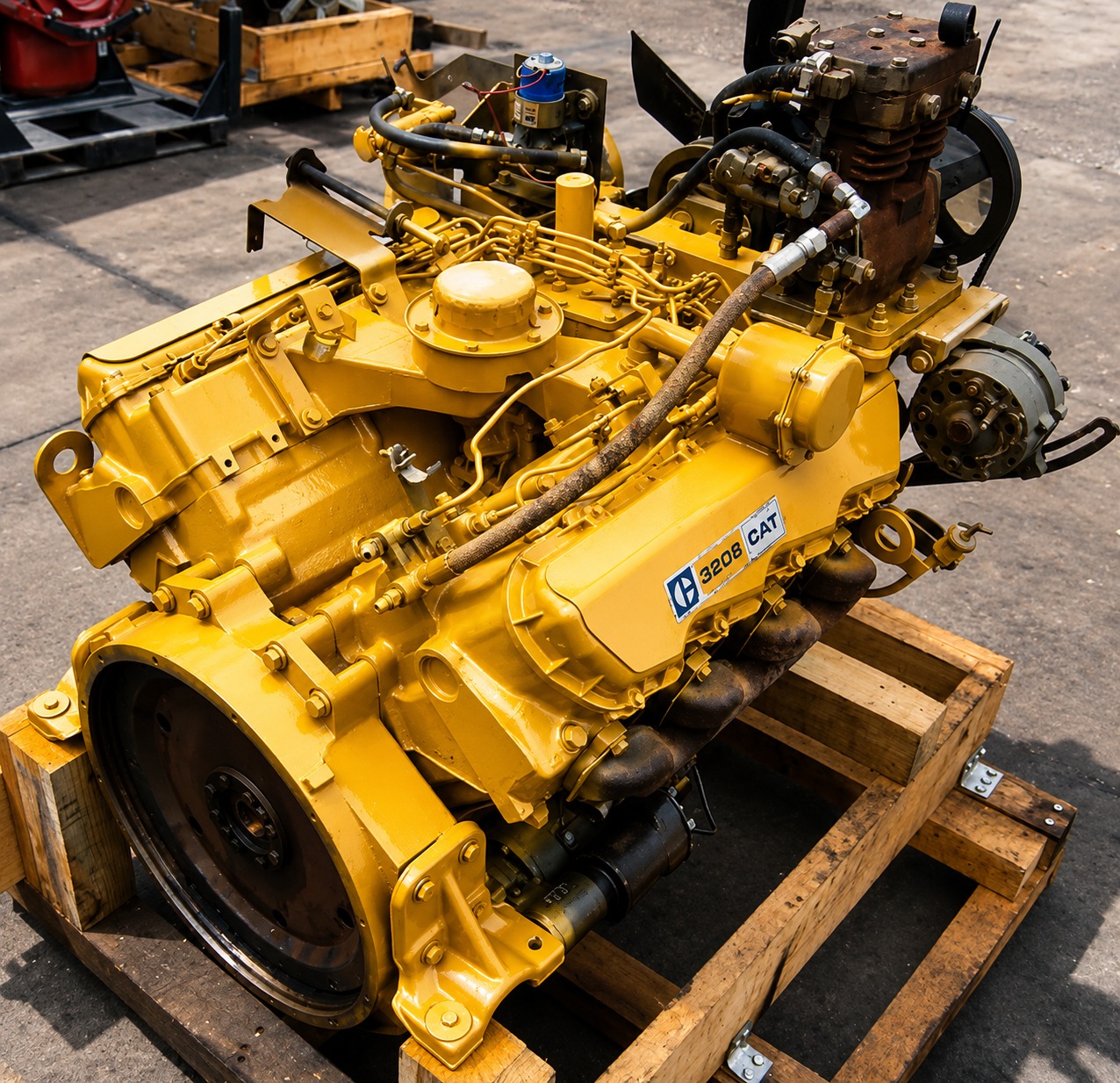 I Love - This Caterpillar 3208 V-8 diesel engine was one of the 