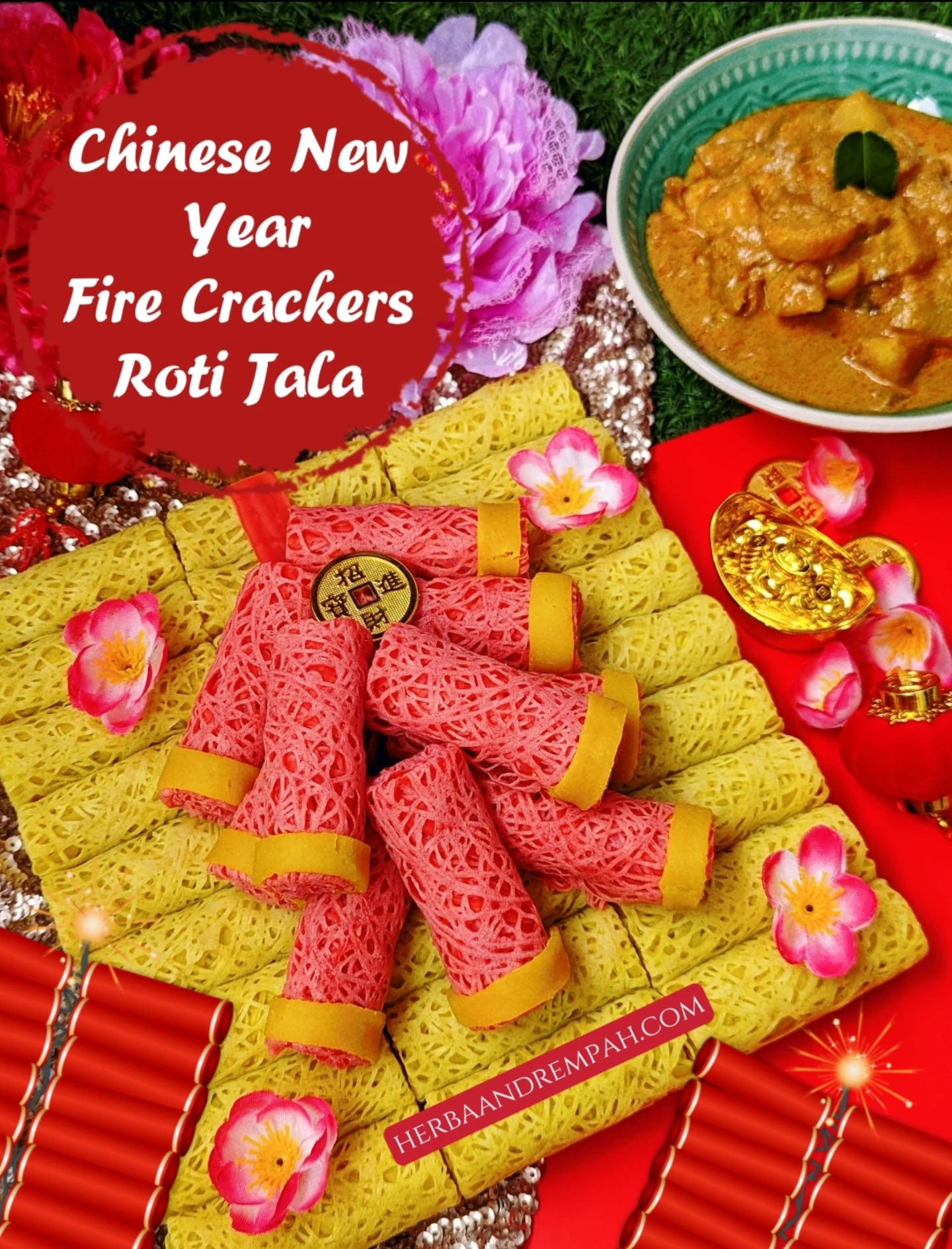 Herba & Rempah - 🧨 Prosperity Firecracker Roti Jala 🧨... | Facebook