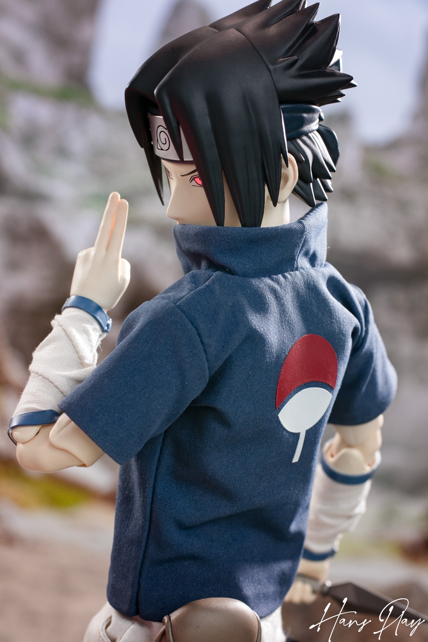 Three Zero-Naruto FigZero 1/6 Sasuke Uchiha