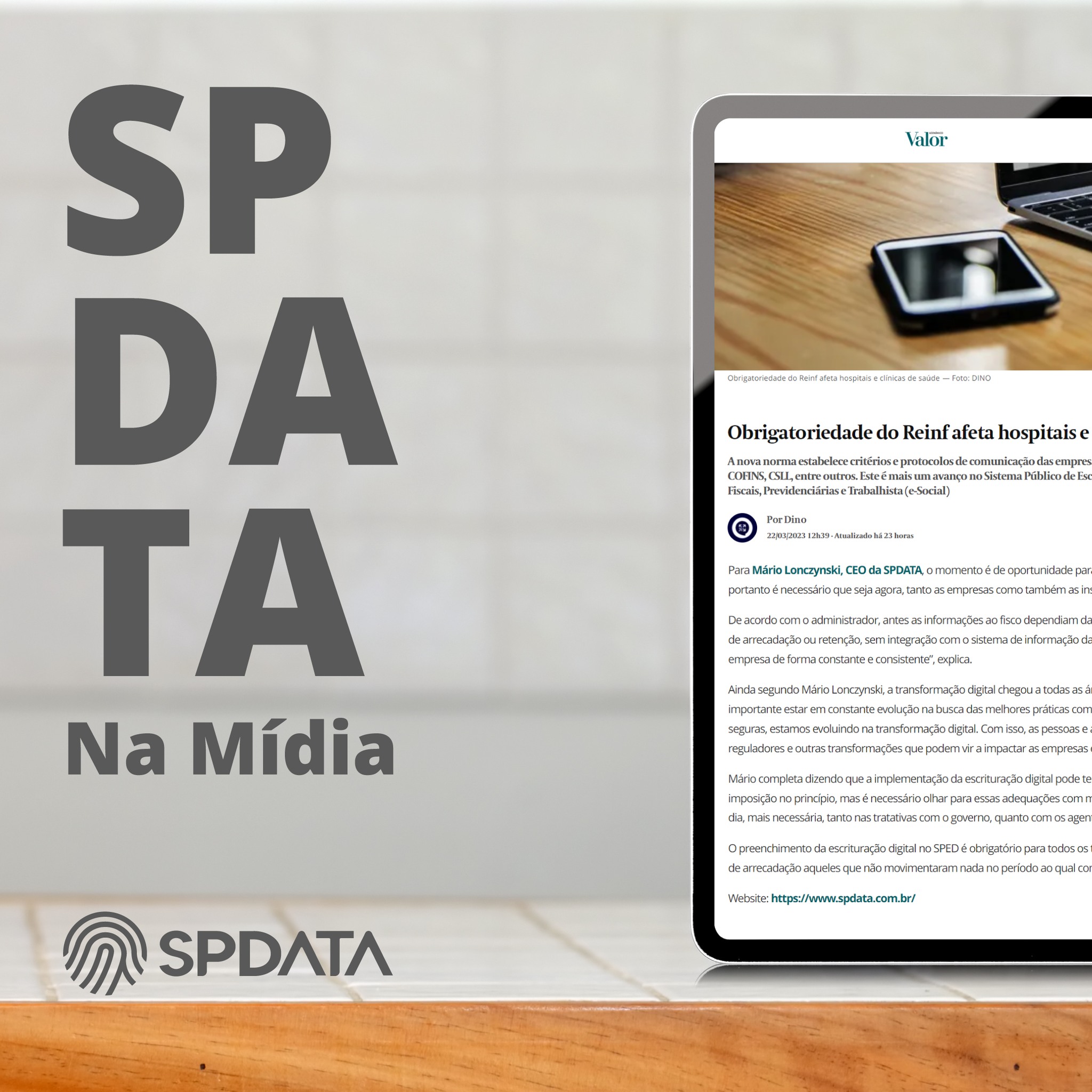 A SPDATA está na... - SPDATA - Sistema de Gestão Hospitalar