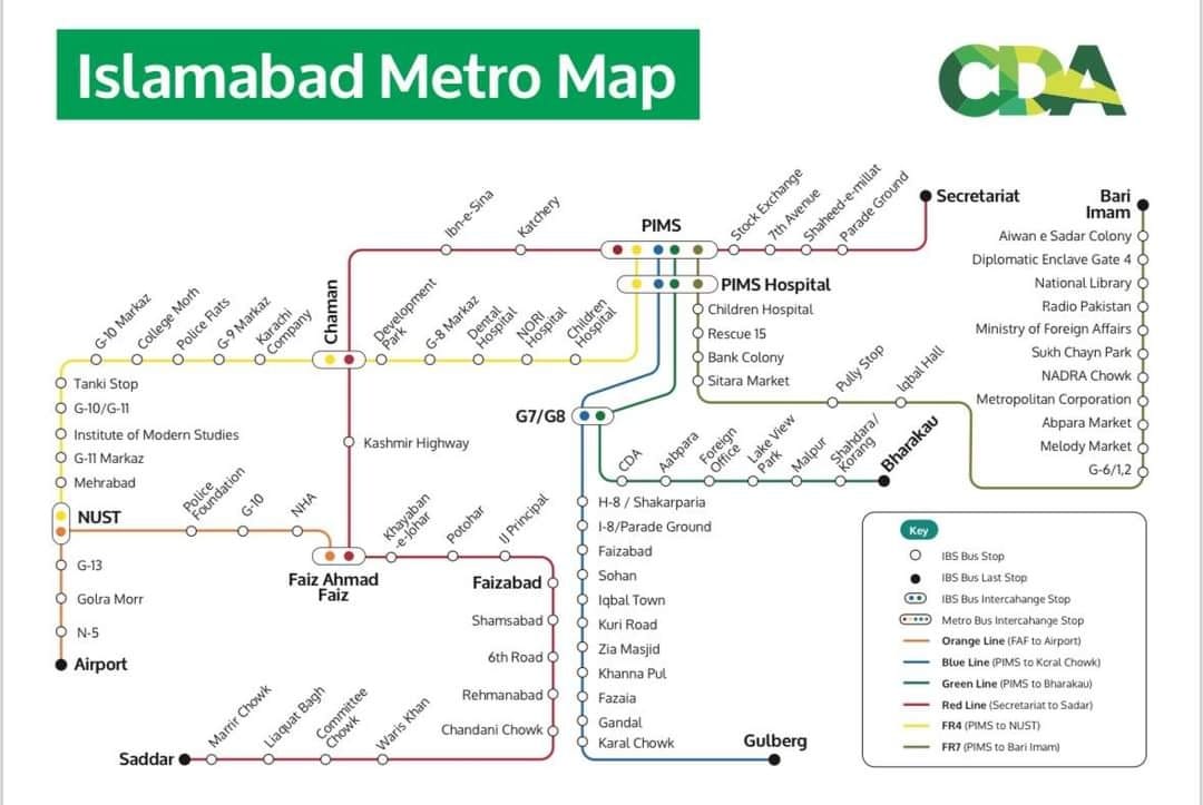Two more routes added... - Metro Bus Rawalpindi-Islamabad | Facebook