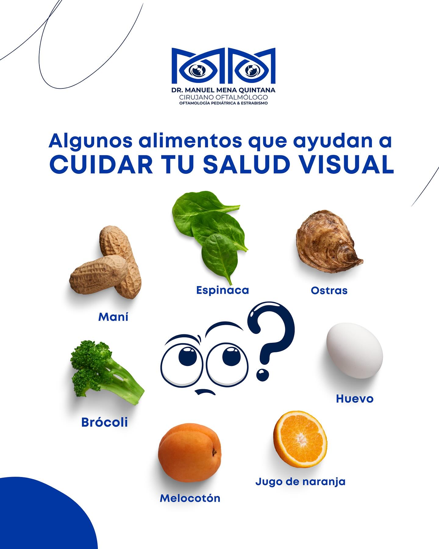 Dr. - ¿¡Sabías que hay alimentos que te ayudan a cuidar tu salud visual ...