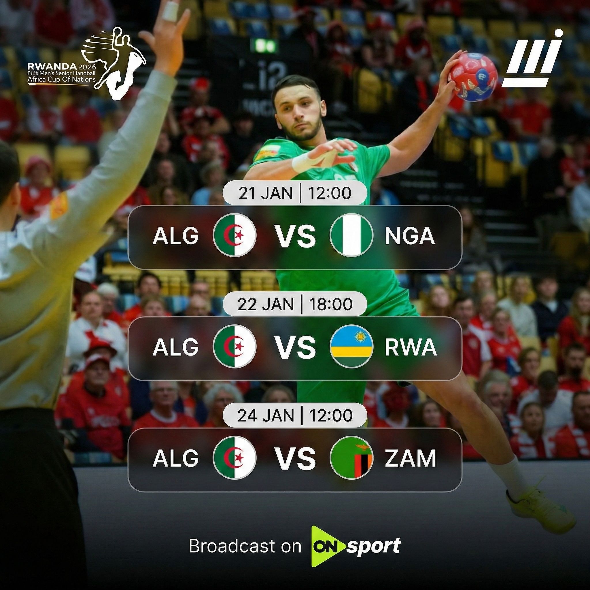 SPORTi DZ - 🤾‍♂️ بطولة إفريقيا لكرة اليد 2026 🏆 📌 جدول... | Facebook