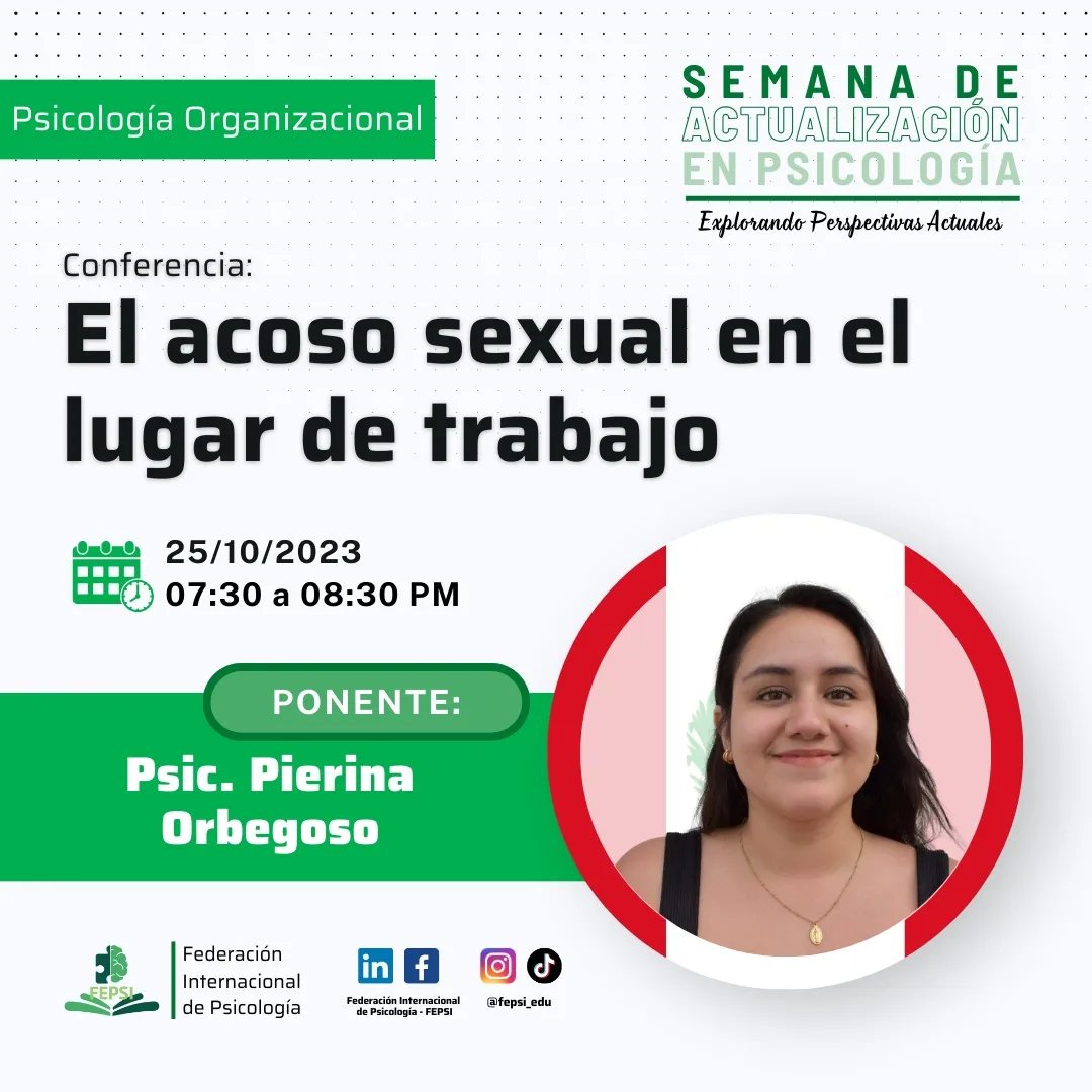 El acoso... - Federación internacional de psicología - FEPSI